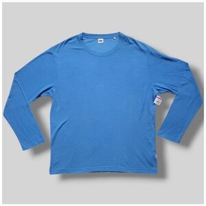 NNO7 No Nationality Men's Long Sleeve Crew Kurt Waffle Tee